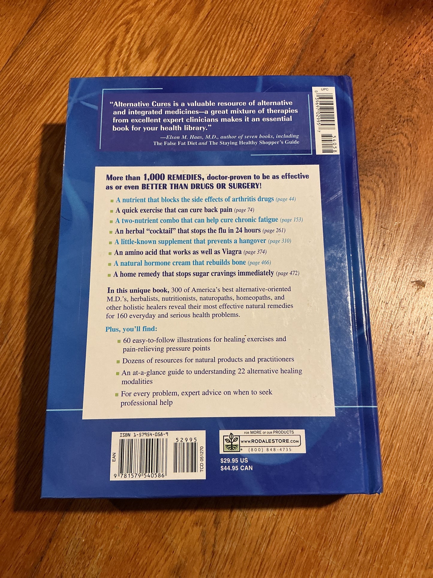 Alternative cures: the most effective natural home remedies for 160 health problems. Bill Gottlieb. 2000.