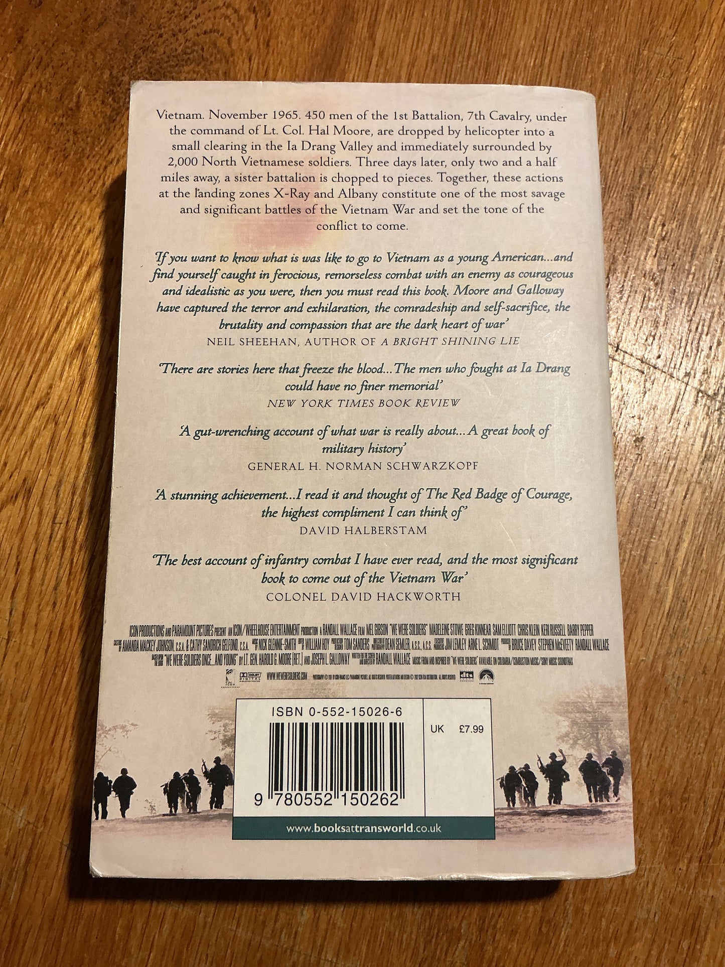 We were soldiers once and young: IA Drang the battle that changed the war in Vietnam. Harold Moore. 2002.