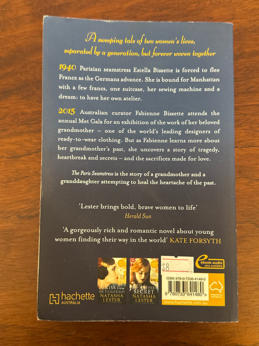 Paris seamstress. Natasha Lester.