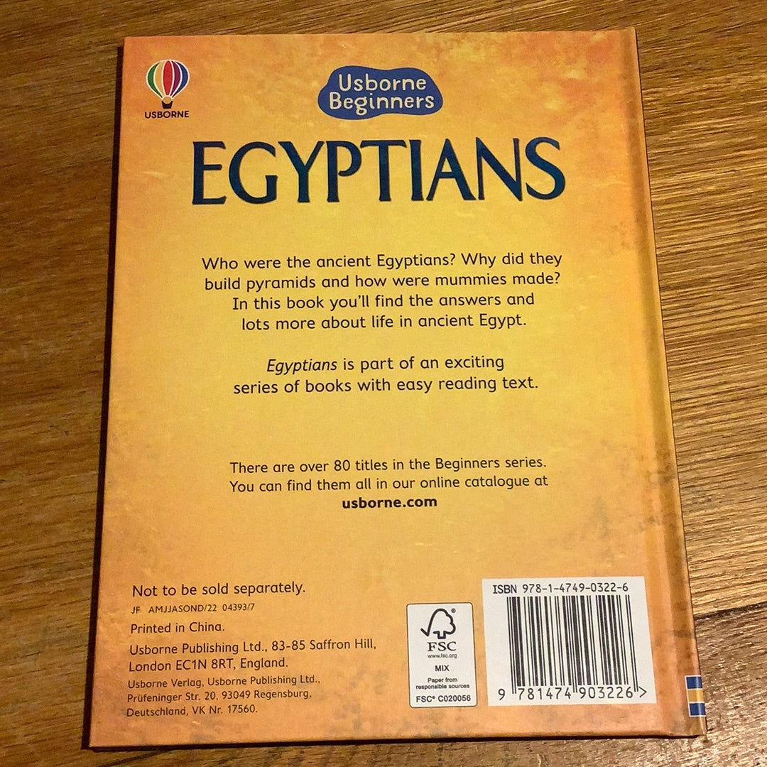 Egyptians. Stephanie Turnbull. 2020.