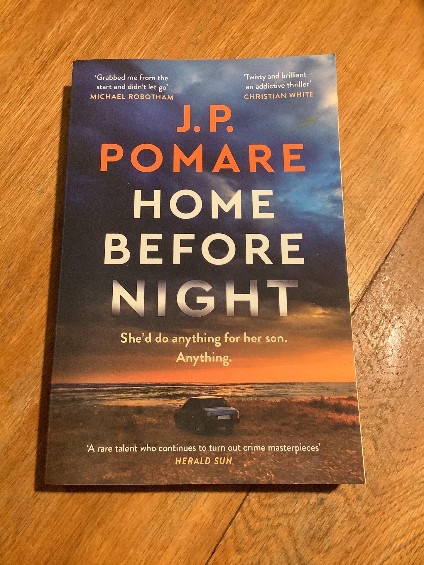 Home before night. J. P. Pomare. 2023.
