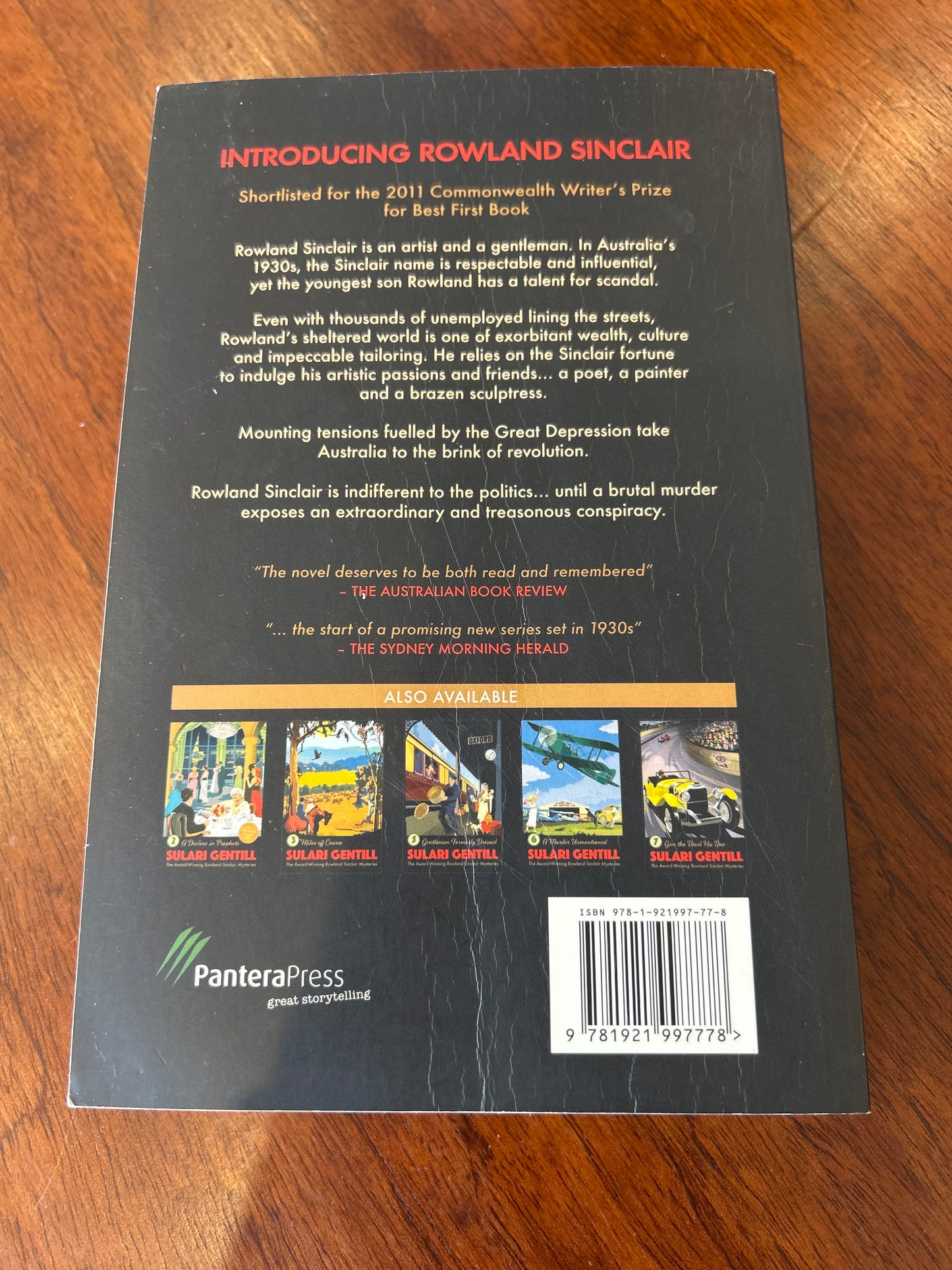 A Few right thinking men. Sulari Gentill. 2017.