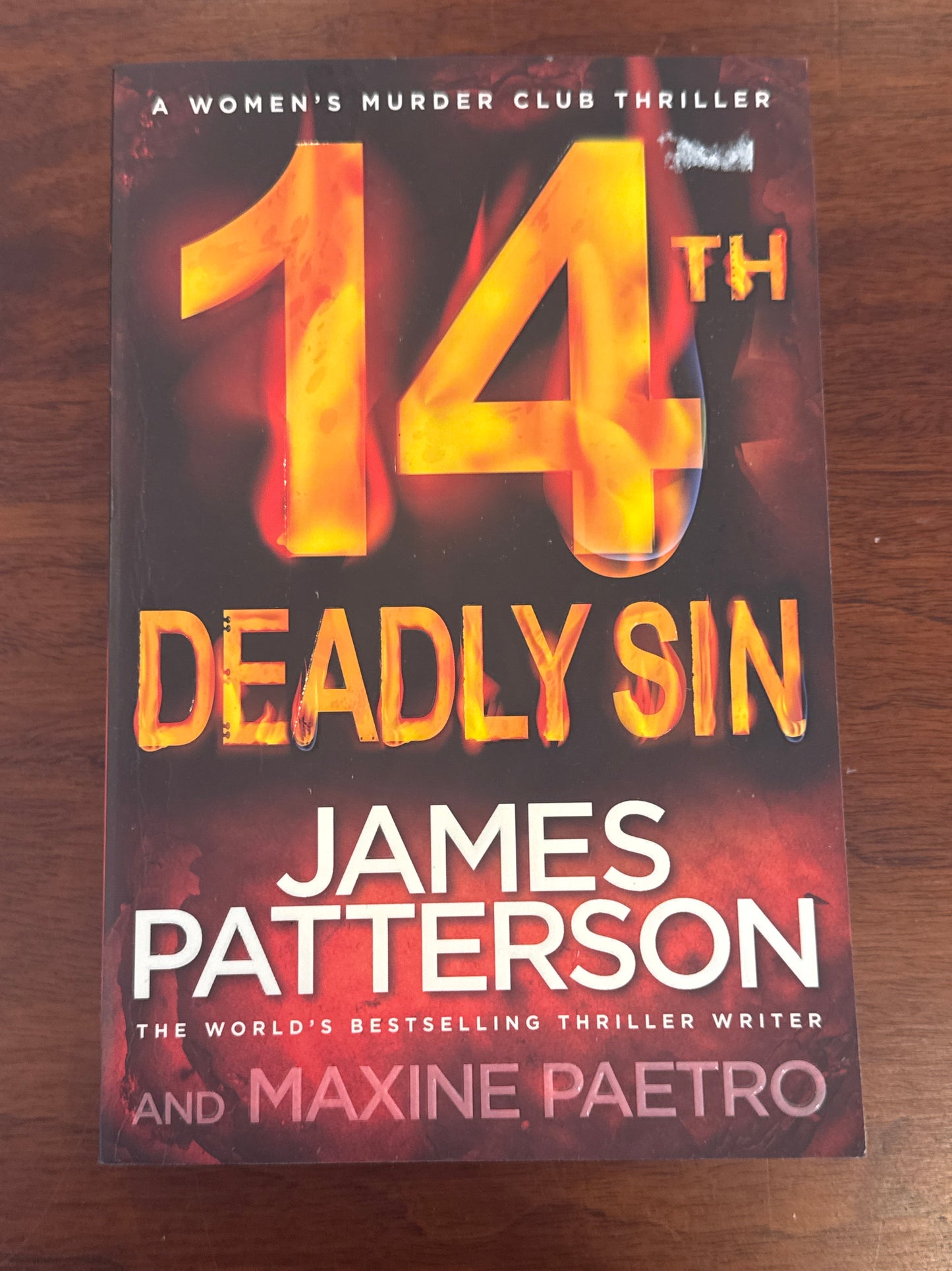14th Deadly Sin. James Patterson & Maxine Paetro. 2015.