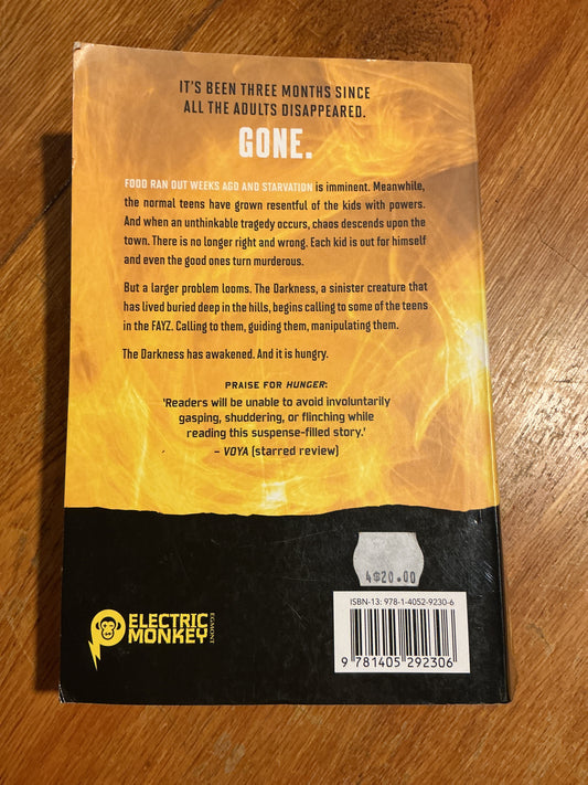Hunger. Michael Grant. 2018.