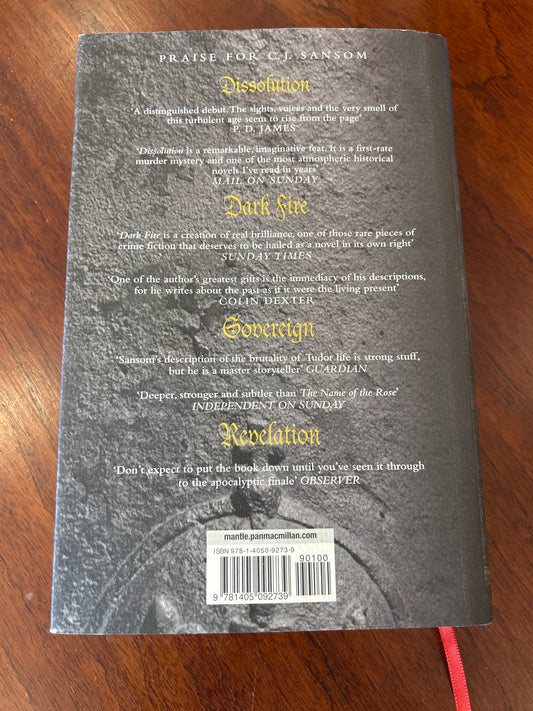 Heartstone. C. J. Sansom. 2010.