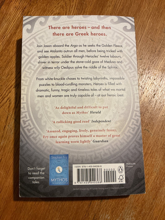 Heroes: volume II of Mythos. Stephen Fry. 2019.