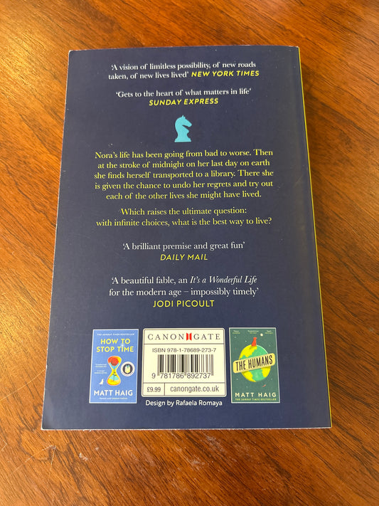 Midnight library. Matt Haig. 2021.