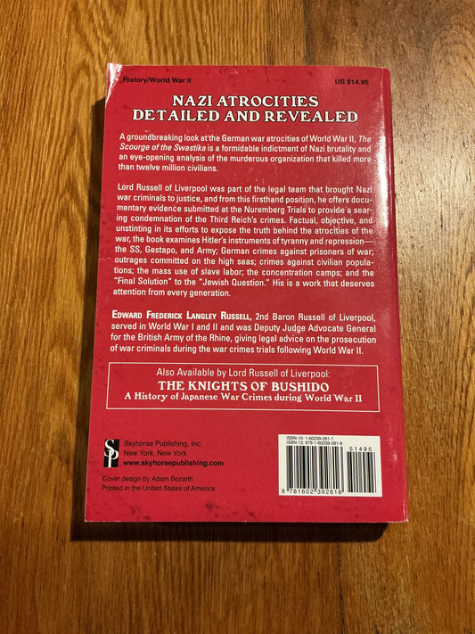 Scourge of the swastika: a history of Nazi war crimes during World War II. Lord Russell of Liverpool. 2008.