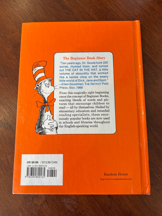 Green eggs and ham. Dr Seuss. 1988.