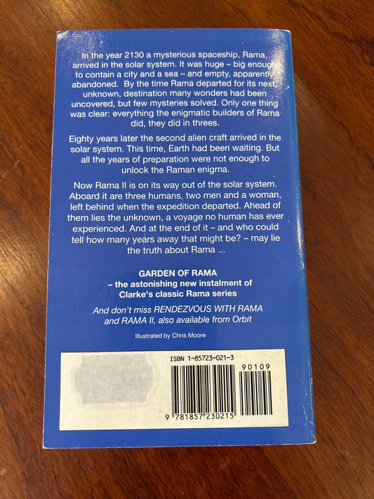 Garden of Rama. Arthur C. Clarke. 1992.