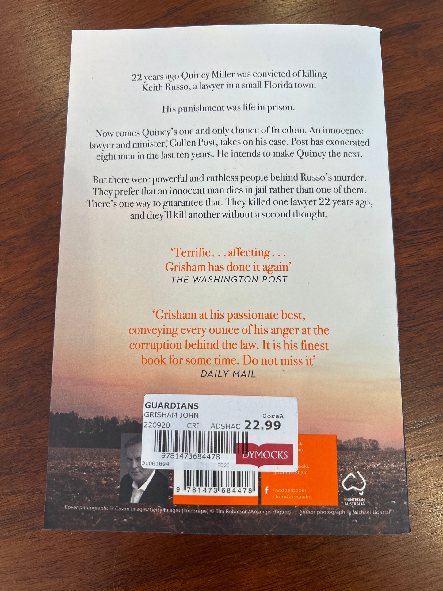 The Guardians. John Grisham. 2019.