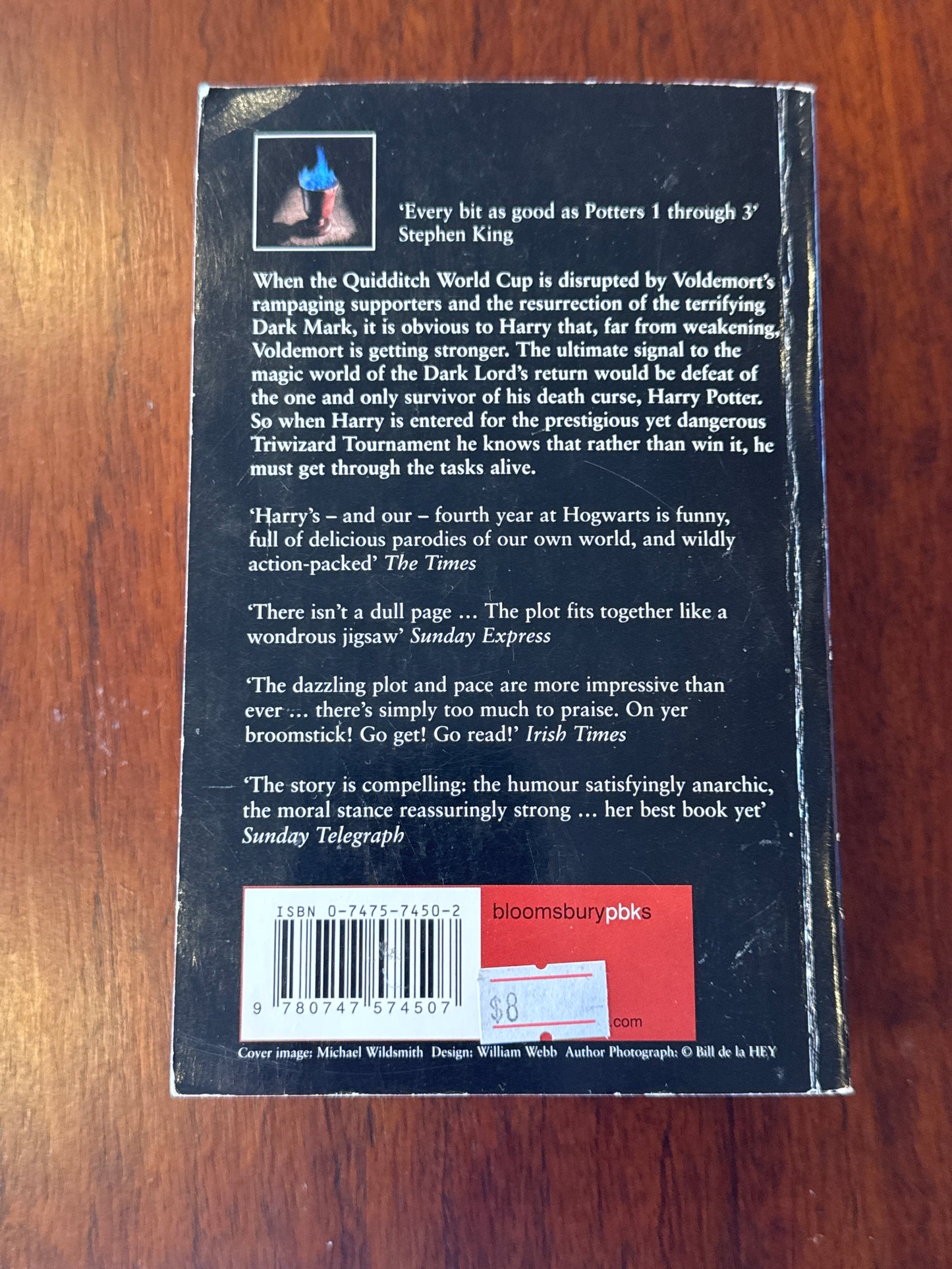Harry Potter & the goblet of fire. J. K. Rowling.