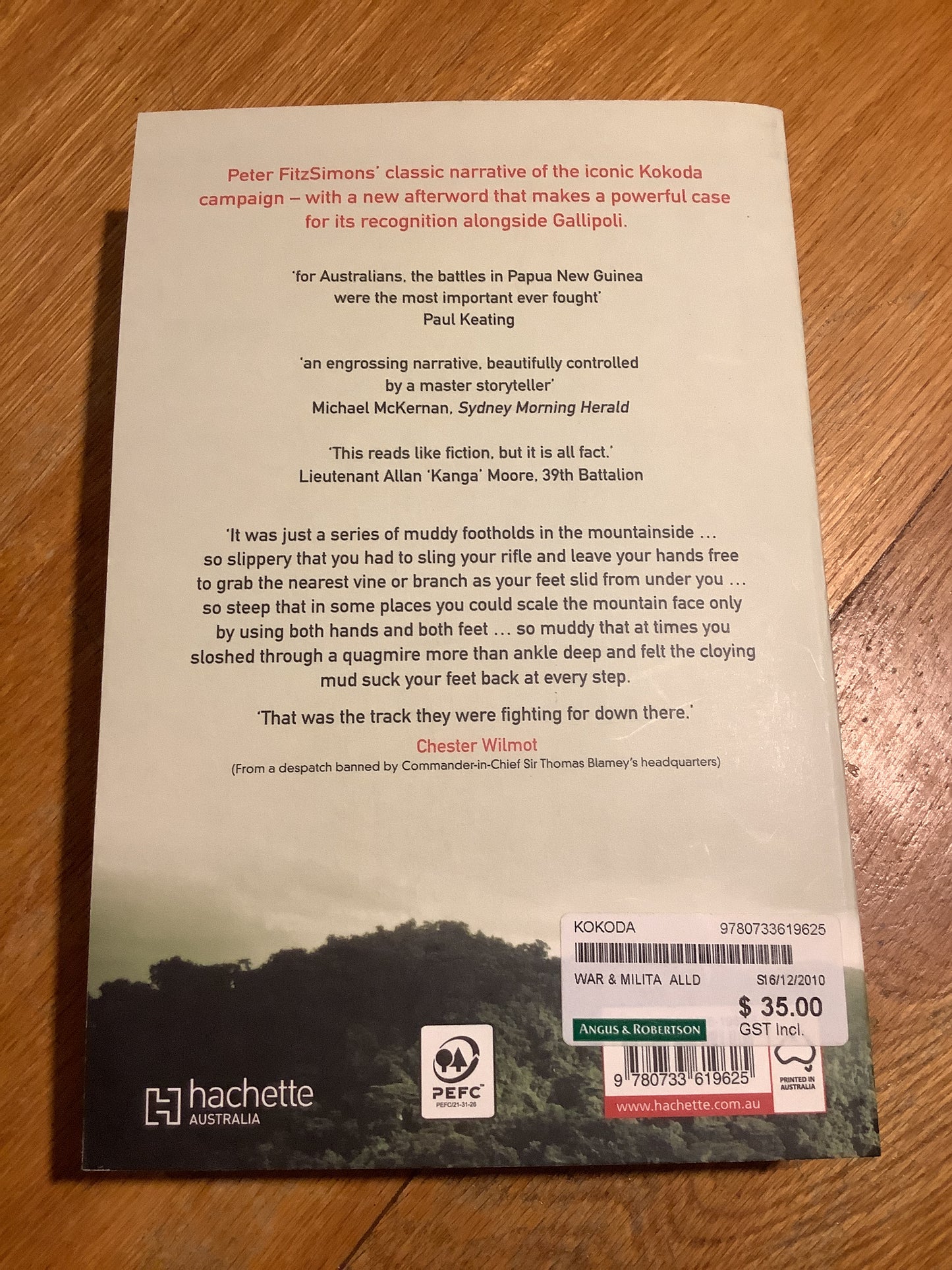 Kokoda. Peter Fitzsimons. 2010.
