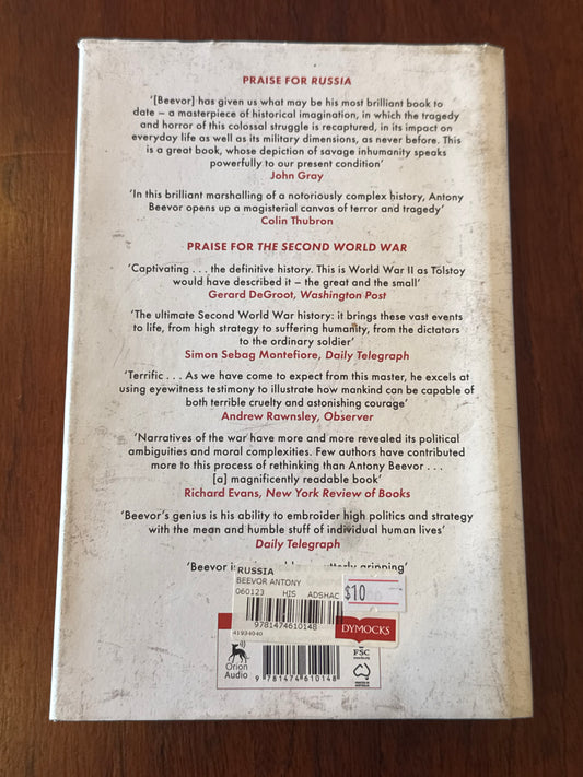 Russia Revolution and Civil War 1917 - 1921. Antony Beevor. 2022.