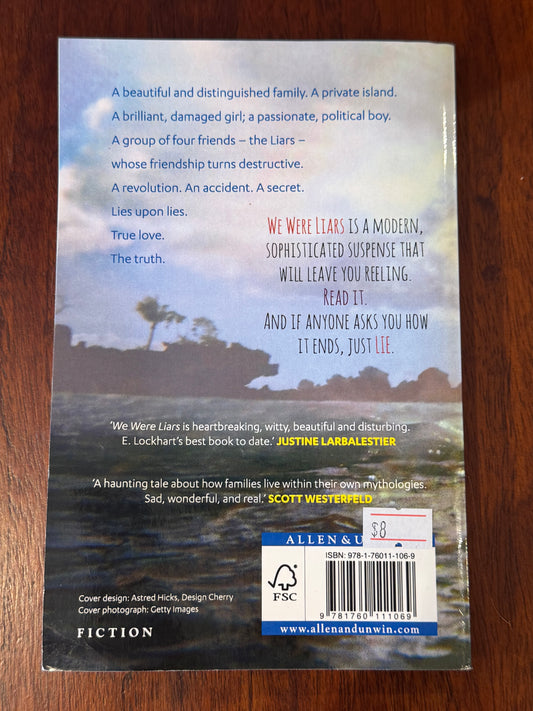 We were liars. E. Lockhart. 2014.