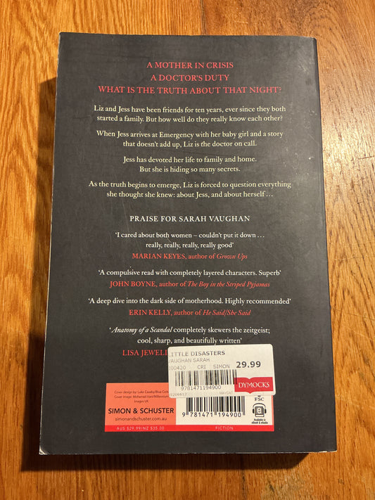 Little disasters. Sarah Vaughan. 2020.