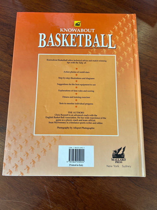 Knowabout basketball. Chris Bunnett and Sean McSweeney. 1990.