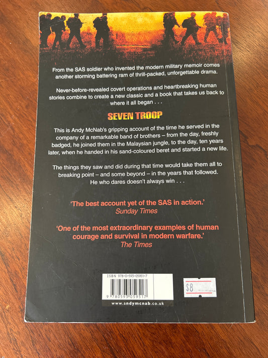 Seven troop. Andy McNab. 2008.
