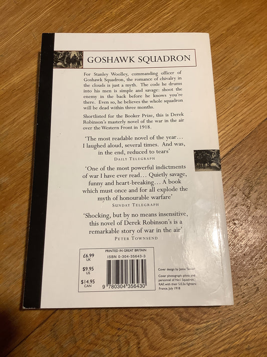 Goshawk squadron. Derek Robinson. 2003.
