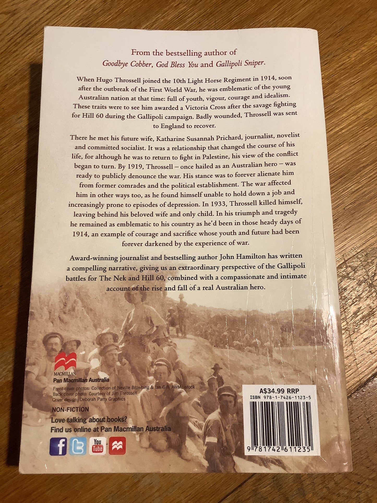 Price of valour. John Hamilton. 2012.