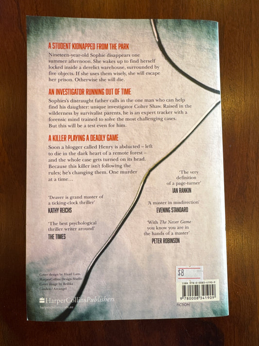 Never game. Jeffery Deaver. 2019.