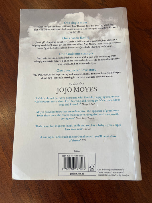 One plus one. Jojo Moyes. 2014.