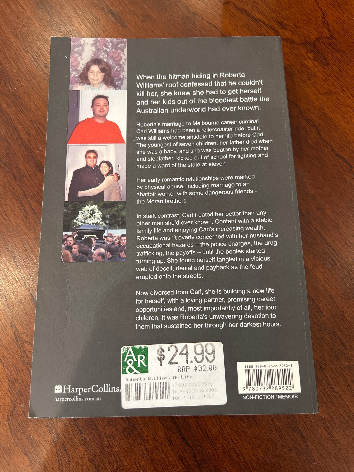 My life: the untold story of an underworld survivor. Roberta Williams. 2009.