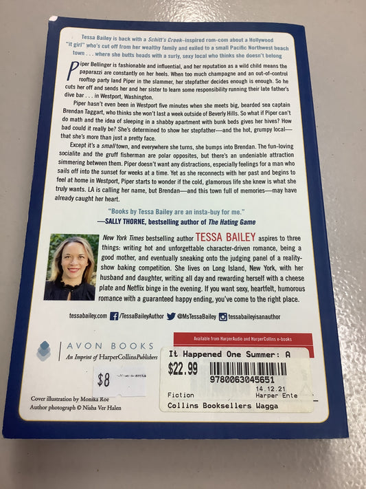 It happened one summer. Tessa Bailey. 2021.