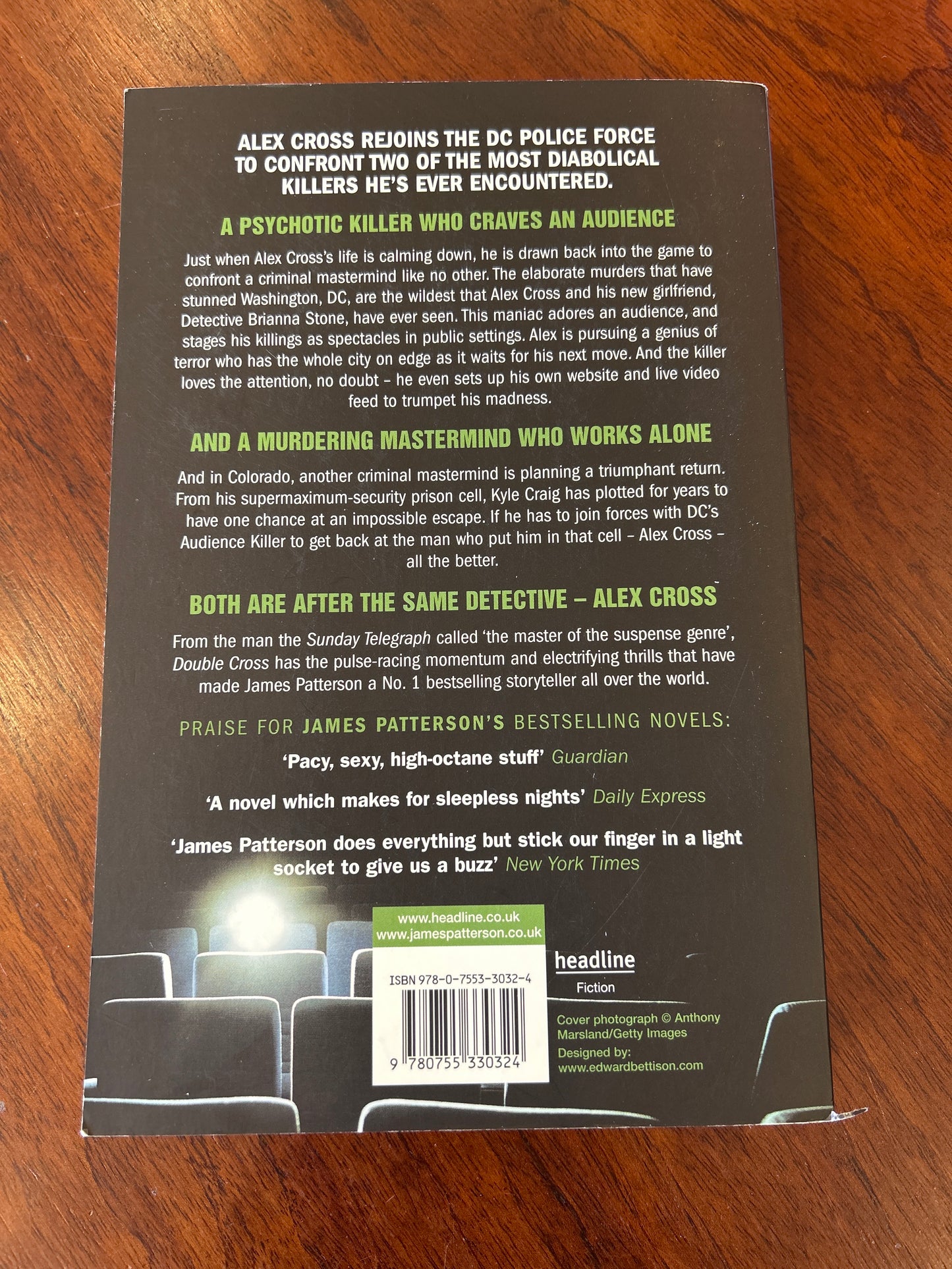 Double cross. James Patterson. 2007.