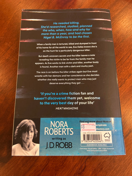 Vendetta in death. J. D. Robb. 2019.