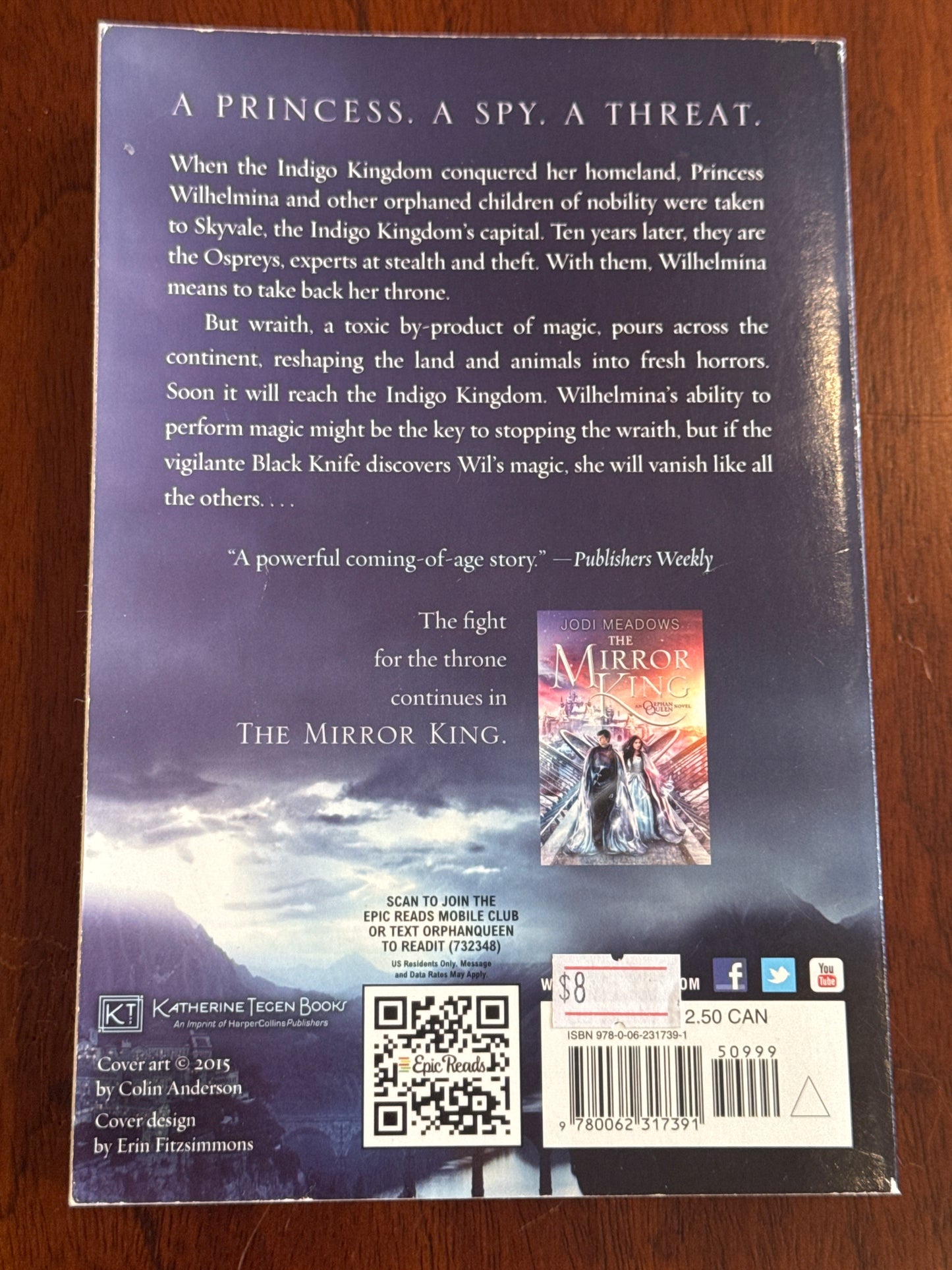 Orphan Queen. Jodi Meadows. 2015.