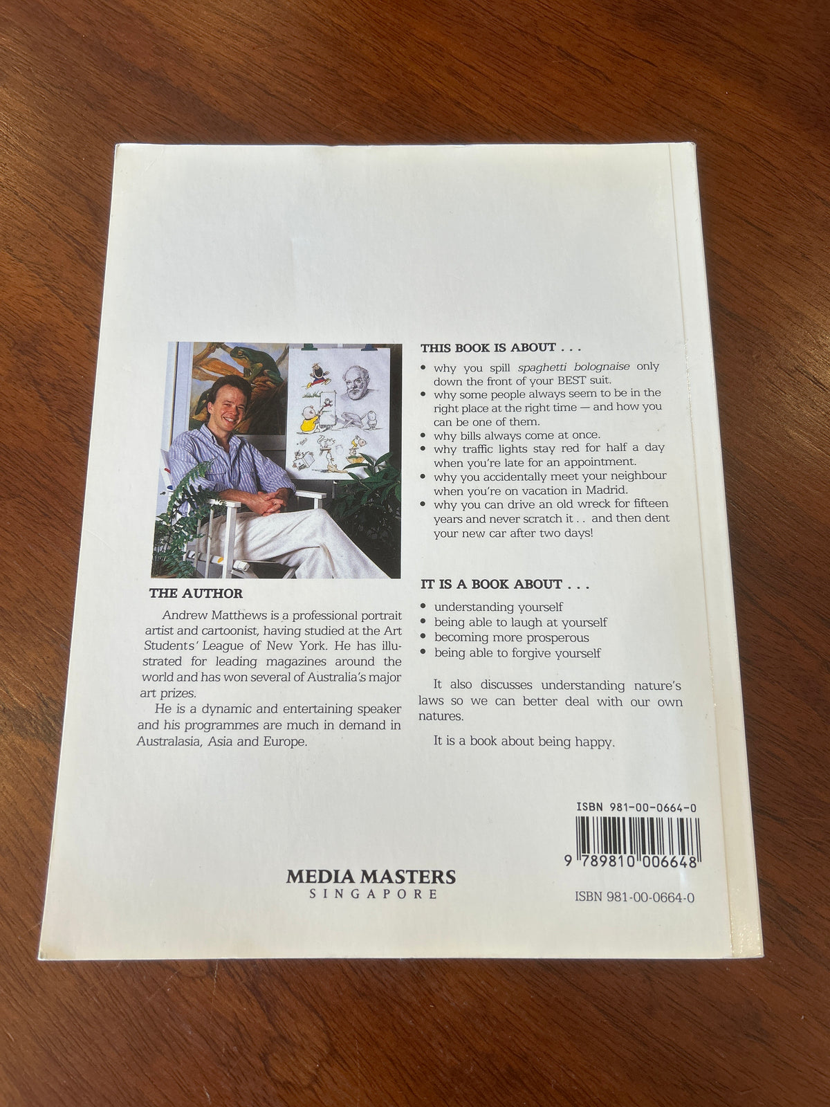 Being happy: a handbook to greater confidence & security. Andrew Matthews. 2000.