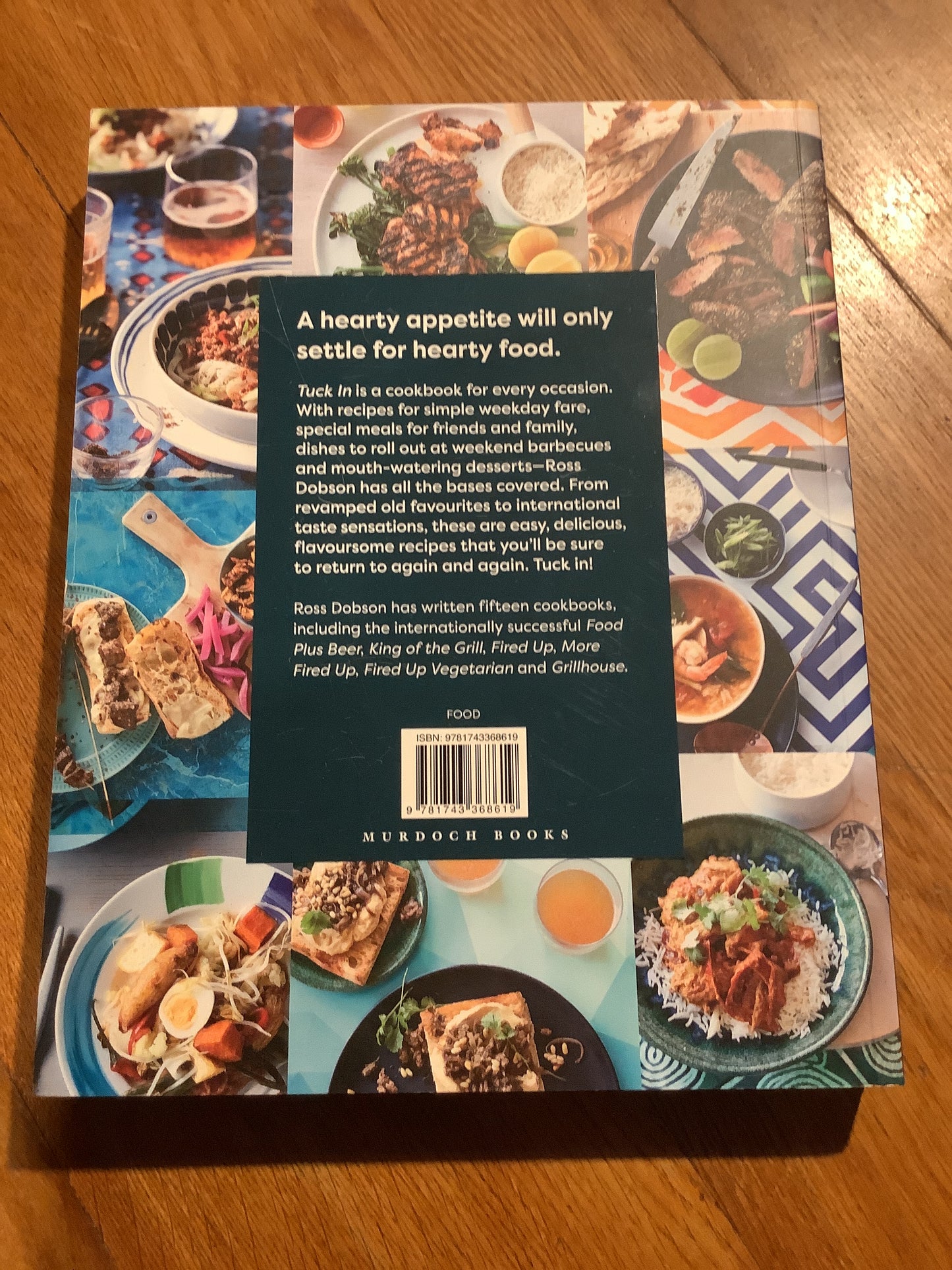 Tuck in: good hearty food any time. Ross Dobson. 2017.