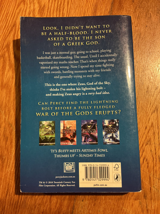 Percy Jackson & the lightning thief. Rick Riordan. 2010.