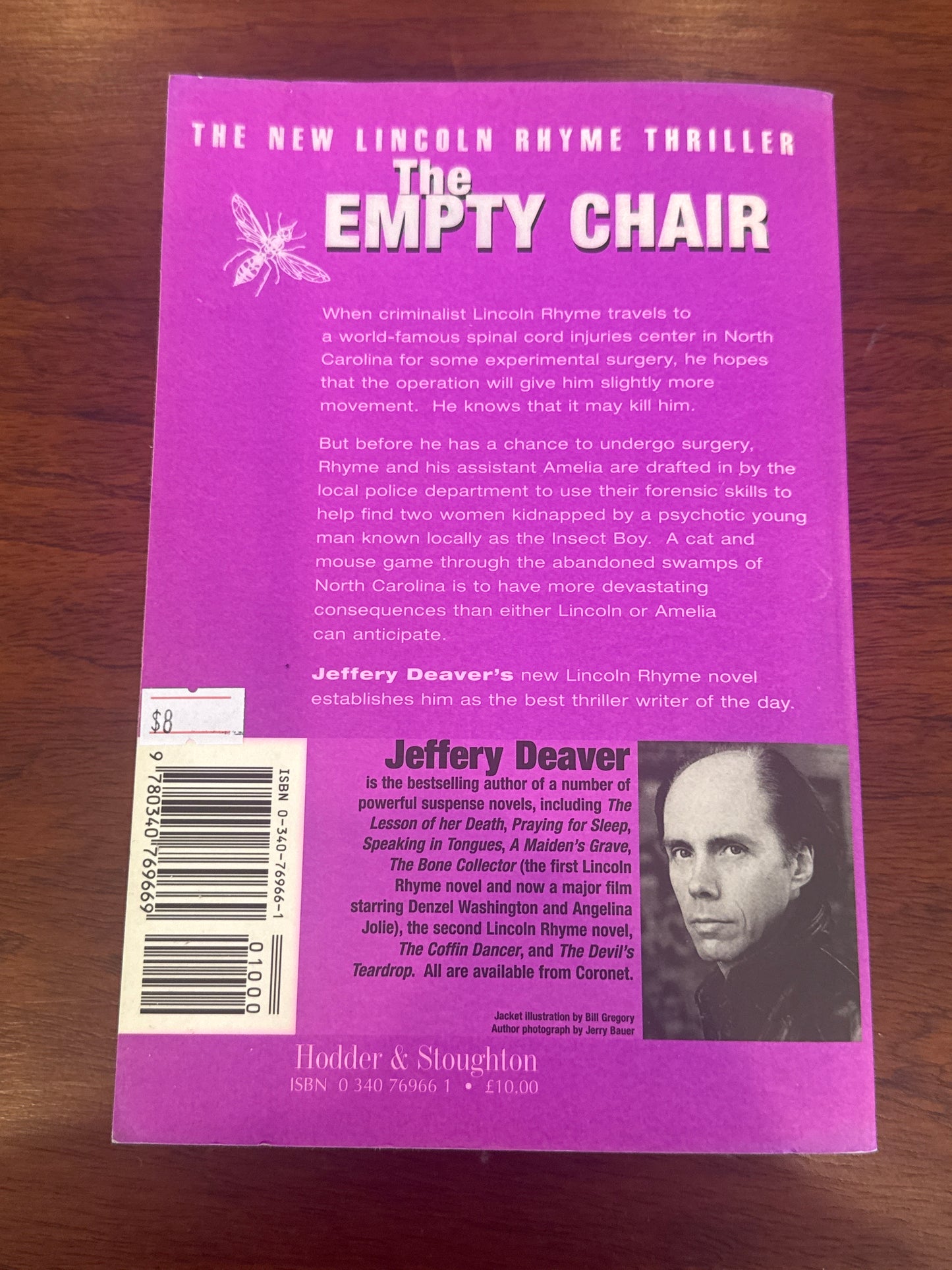 Empty chair. Jeffrey Deaver. 2000.