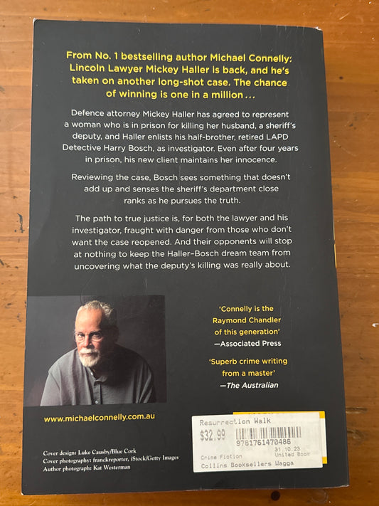 Resurrection Walk. Michael Connelly. 2023.