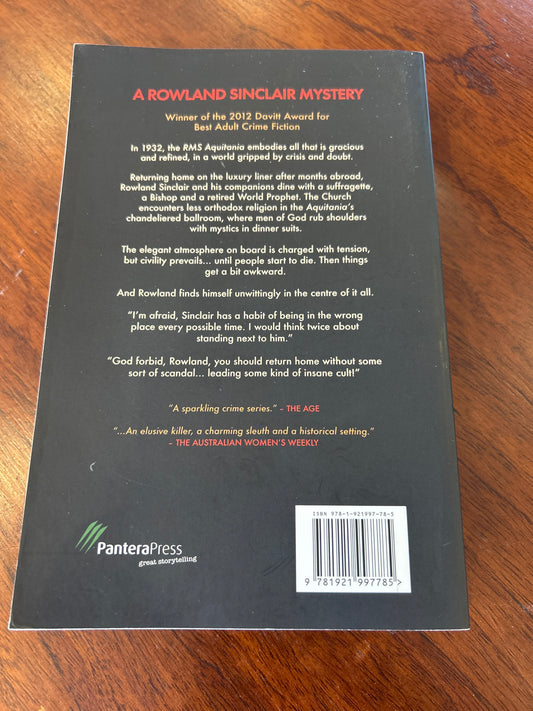 Decline in prophets. Sulari Gentill. 2017.