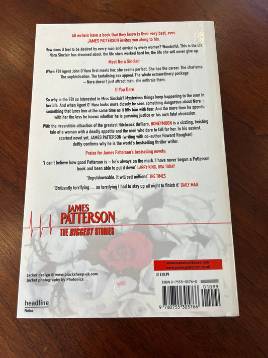 Honeymoon. James Patterson & Howard Roughan. 2005.