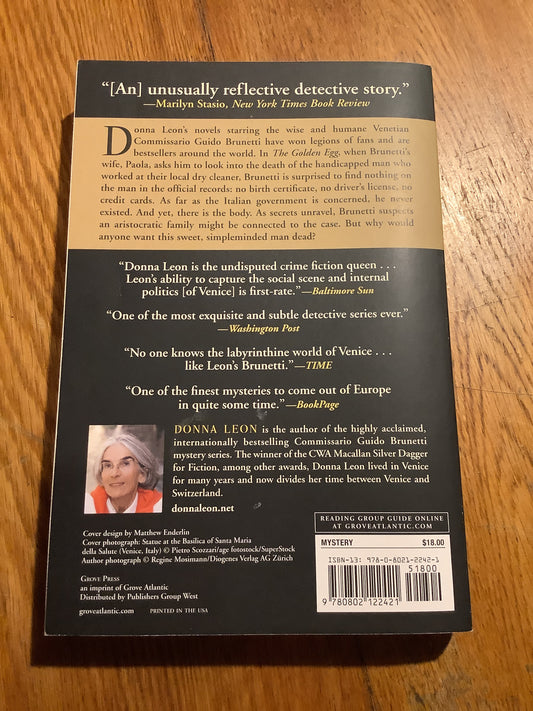 Golden egg. Donna Leon. 2013.