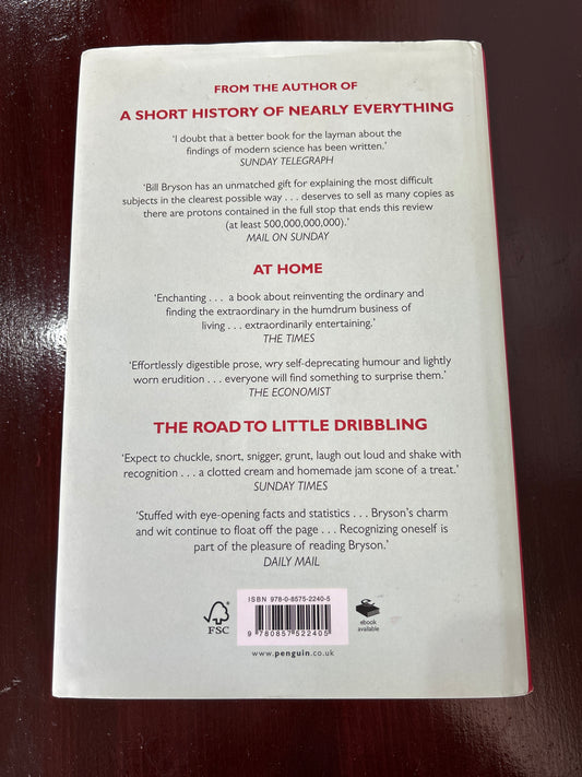 The Body: a guide for occupants. Bill Bryson. 2019.