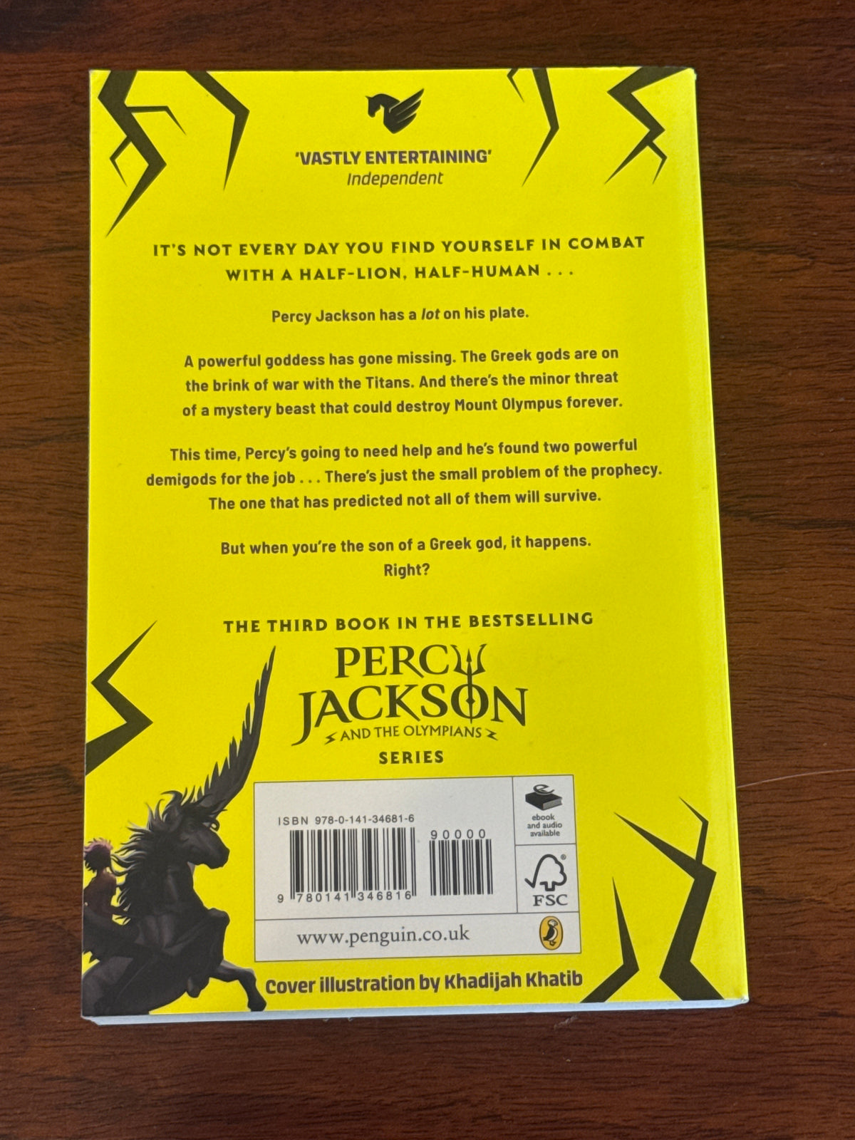 Percy Jackson and the Titan's curse. Rick Riordan. 2023.
