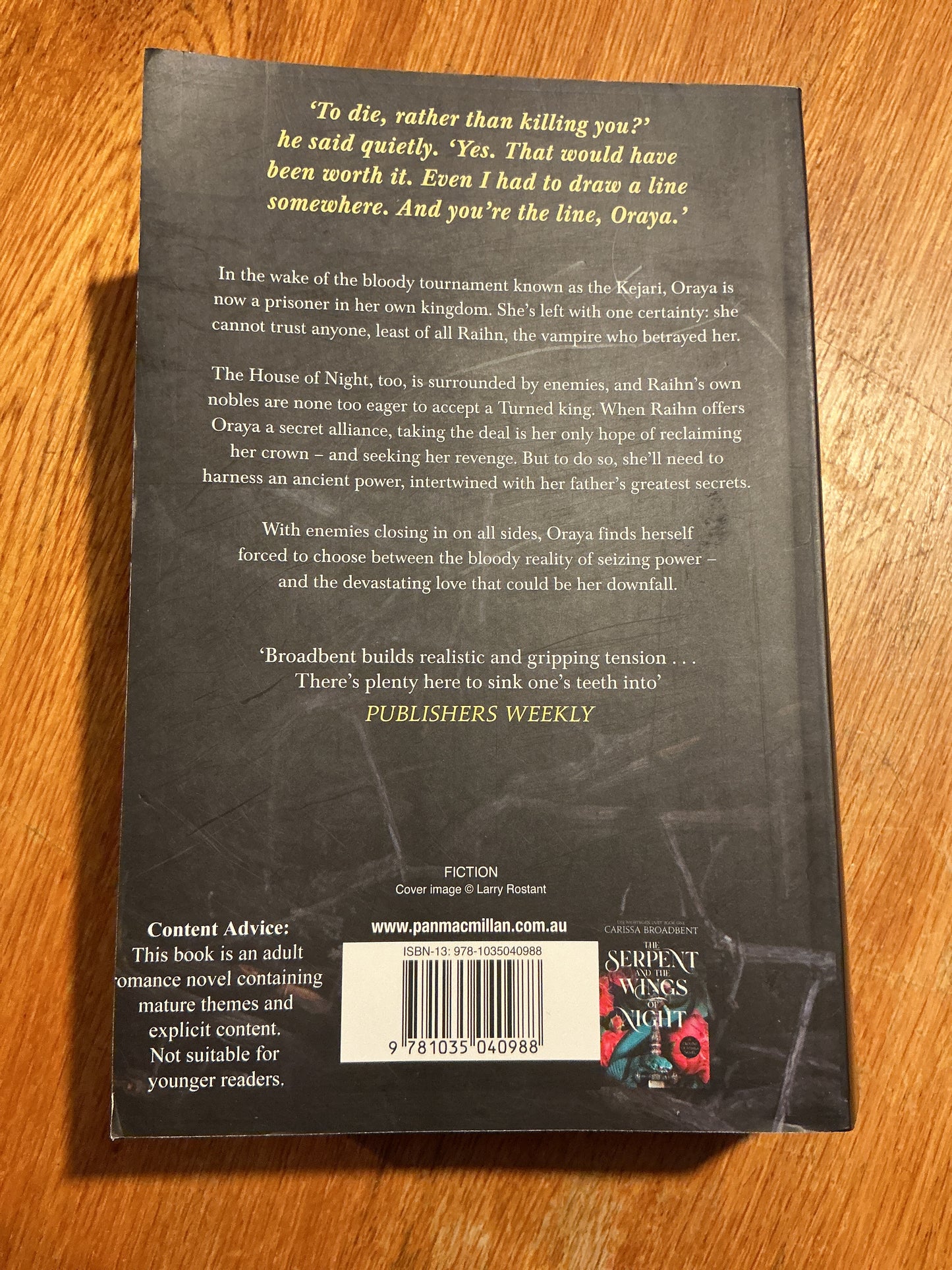 The Ashes and the star-cursed king. Carissa Broadbent. 2024.