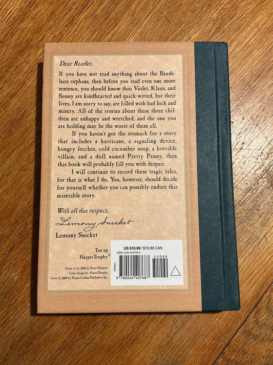 Wide window. Lemony Snicket. 2000.