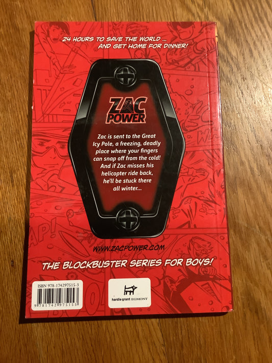 Zac Power: frozen fear. 2013.