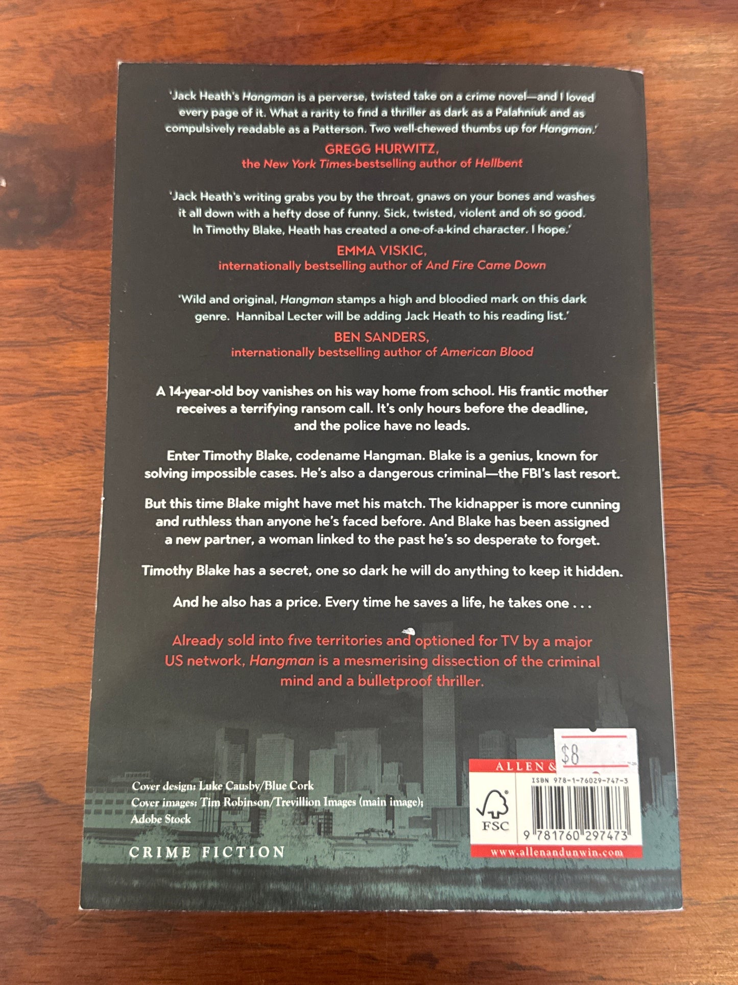 Hangman. Jack Heath. 2018.