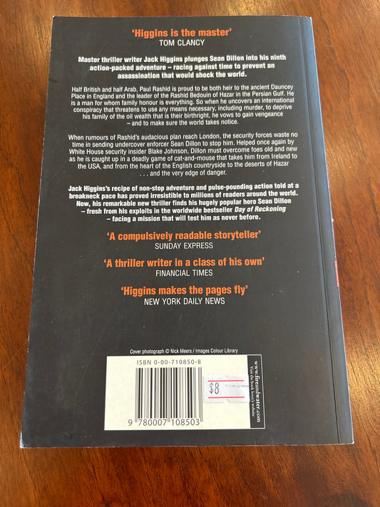 Edge of danger. Jack Higgins. 2001.