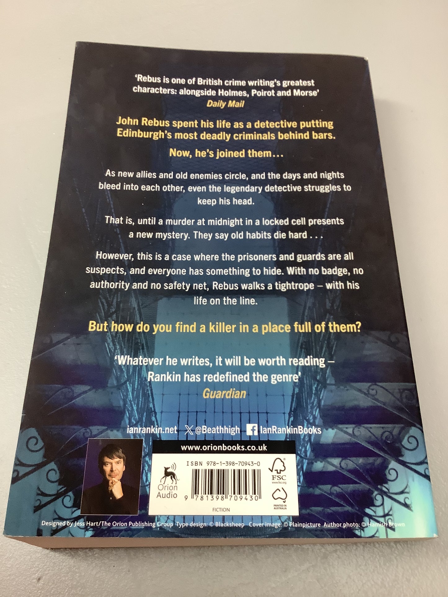 Midnight and blue. Ian Rankin. 2024.