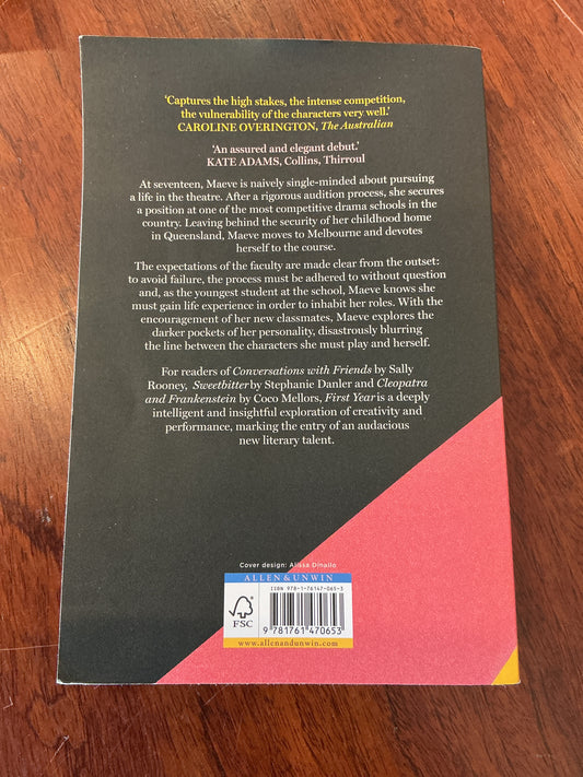 First year. Kristina Ross. 2024.