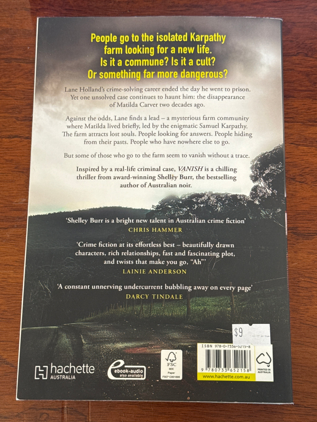 Vanish. Shelley Burr. 2025.
