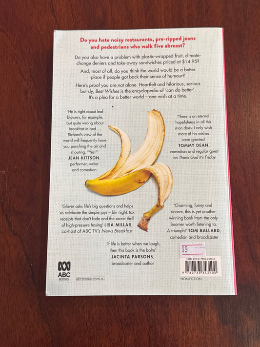 Best Wishes. Richard Glover. 2023.